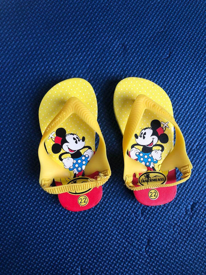 Minnie mouse slippers yellow shop
