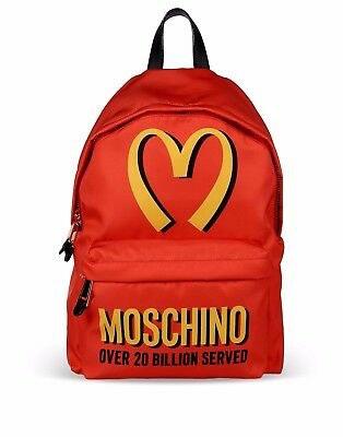 Moschino Couture Jeremy Scott McDonalds Backpack