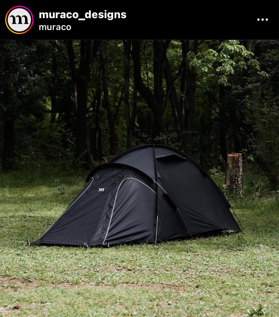 Muraco Black Beak 2P Camping Tent, 運動產品, 行山及露營- Carousell