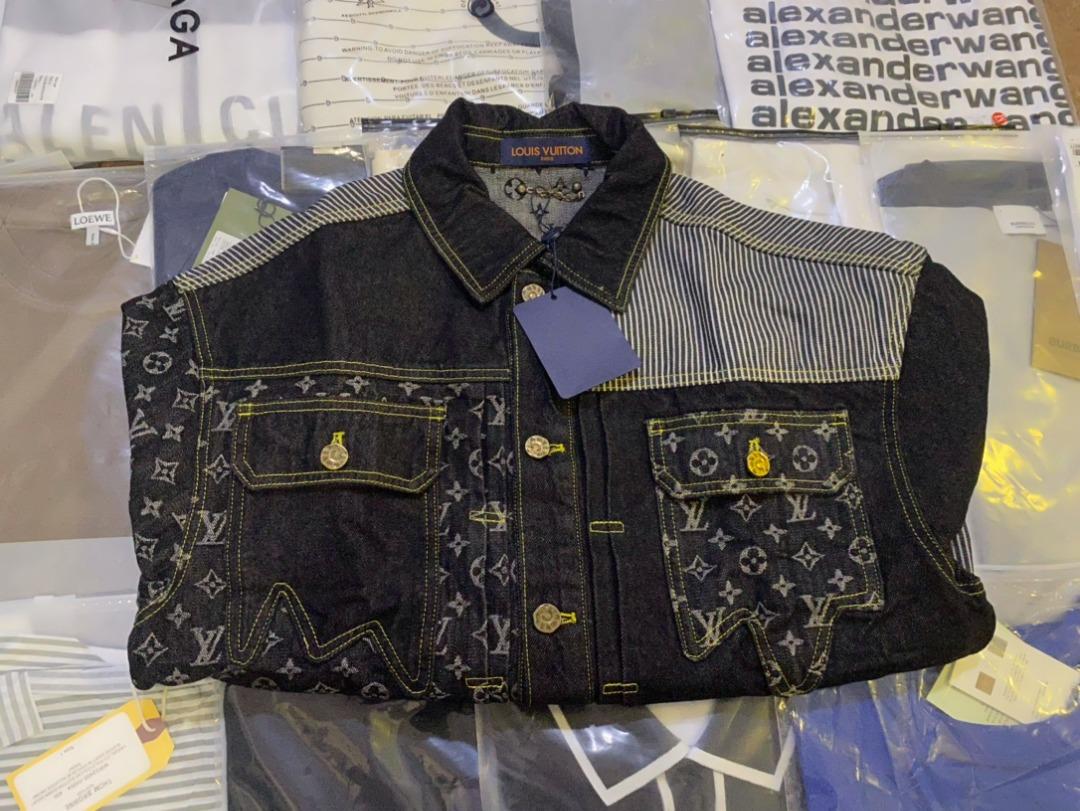 Louis Vuitton, Jackets & Coats, Rare Louis Vuitton Denim Jacket Men 5