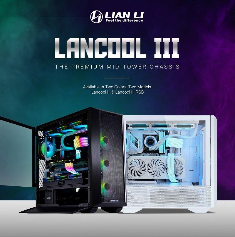 Lian Li Lancool III RGB (Black/White), Computers & Tech, Parts ...