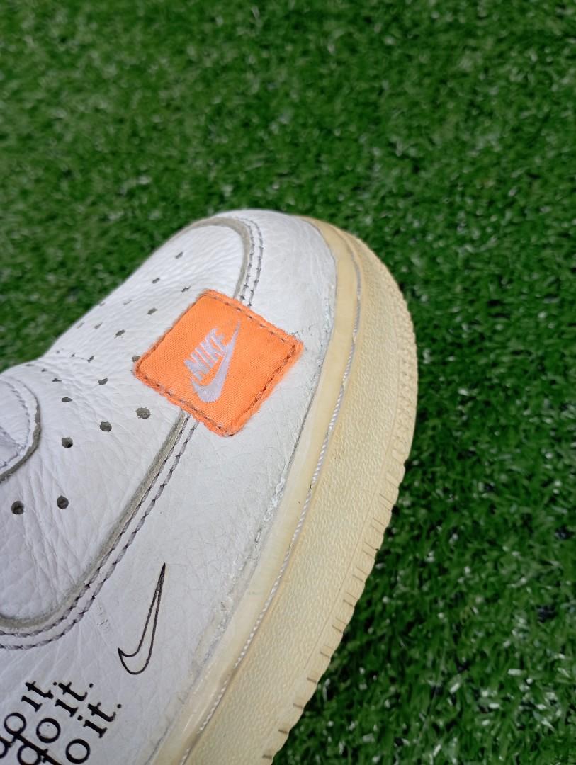 nike af1 just do it black