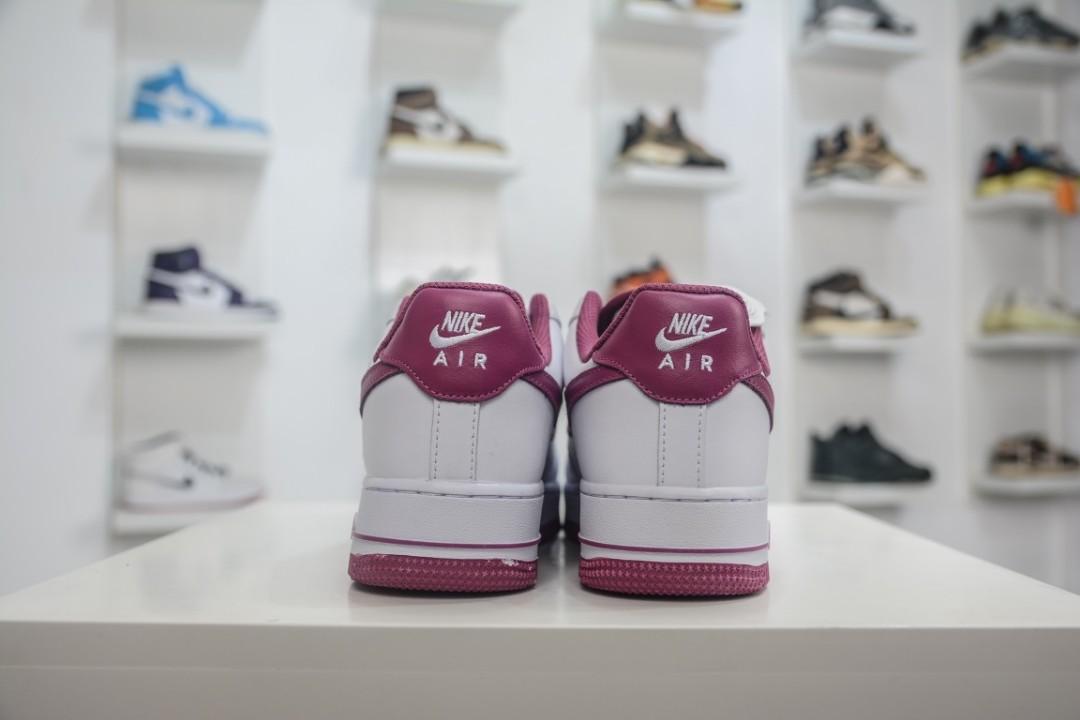Nike air force 1 white bordeaux sales