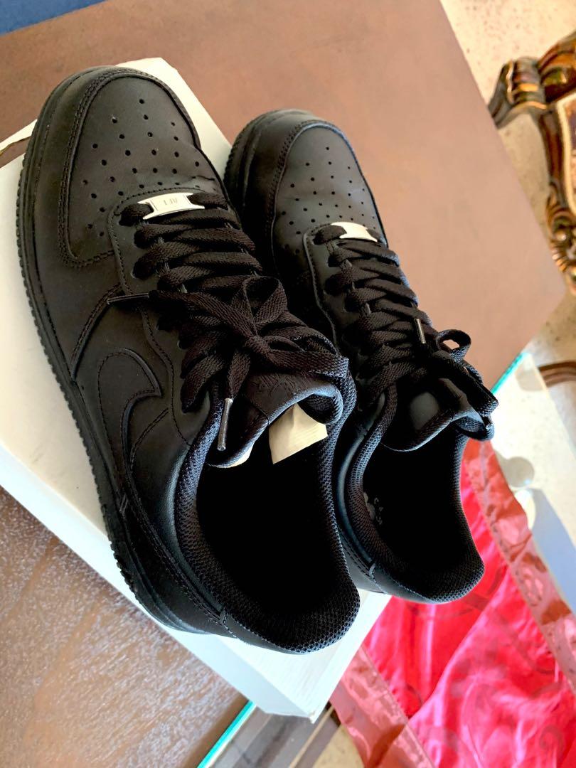 nike airforce all black
