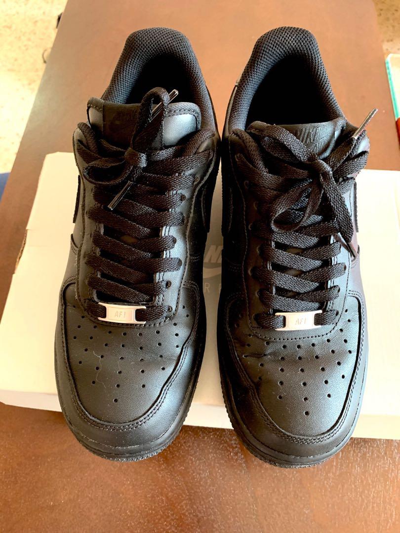 nike airforce all black