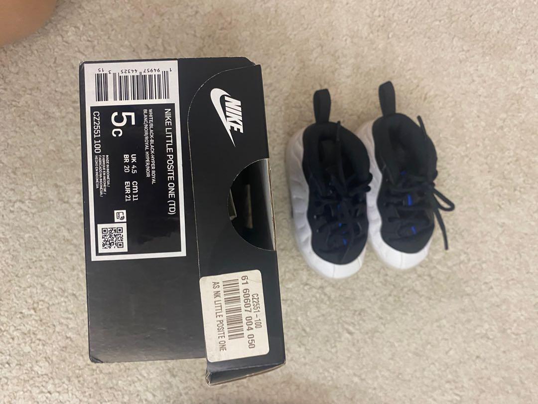 infant nike little posite one