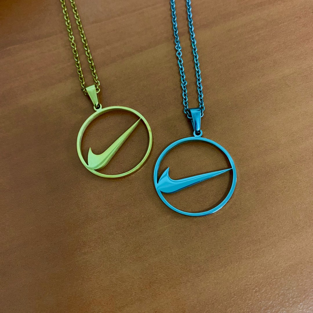 Nike Necklace 18k gold plated high quality stainless steel
