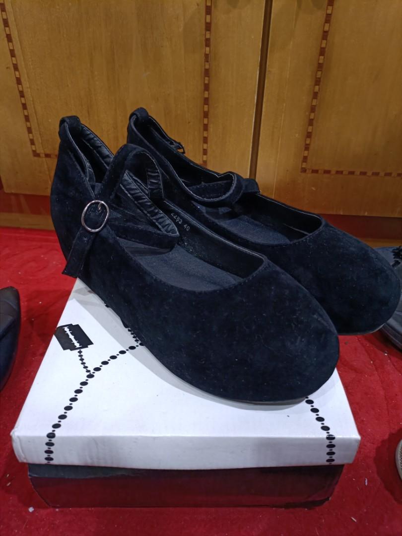 Nike Sneakers Suede Python Embossed Office Heels Mary Jane