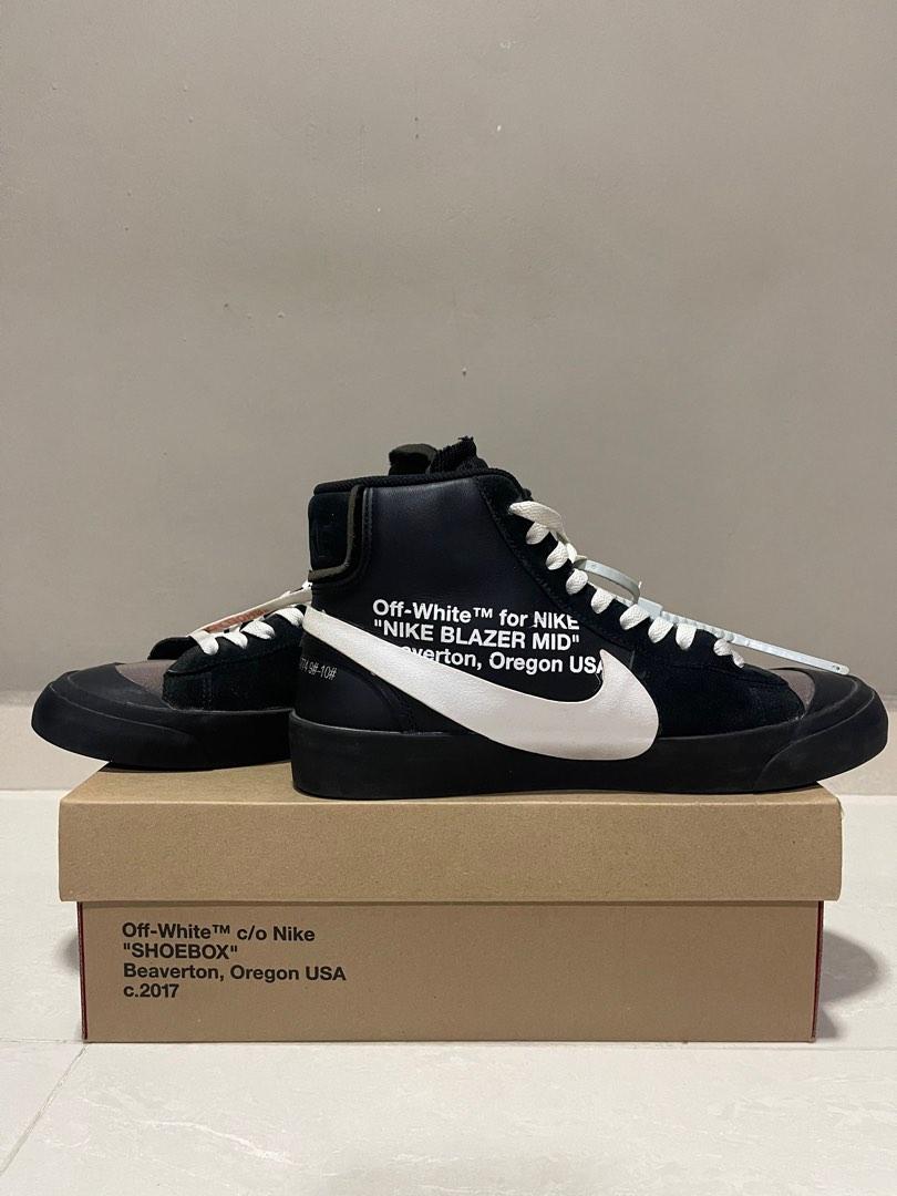 Off-white x nike deals blazer studio grim reaper