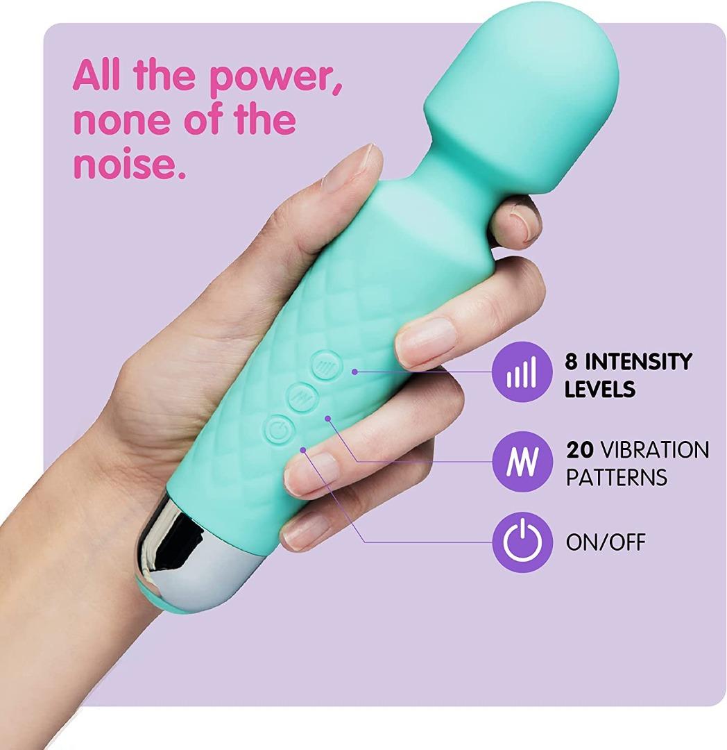 20 Vibration Modes & 8 Speeds, Vibrator Wand Massag