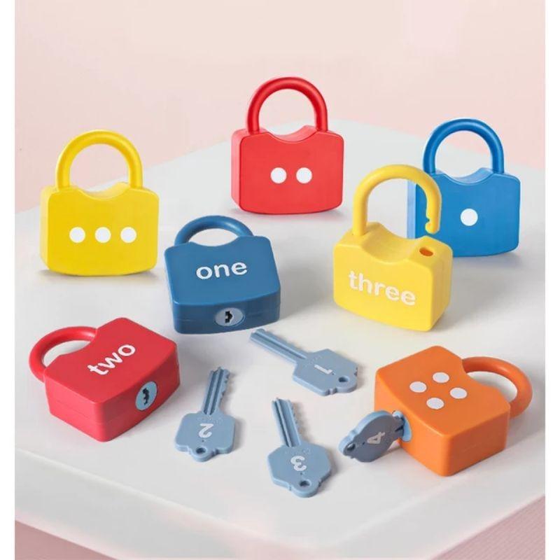 Onshine Number Locks Learning Locks With Keys Numbers Matching 