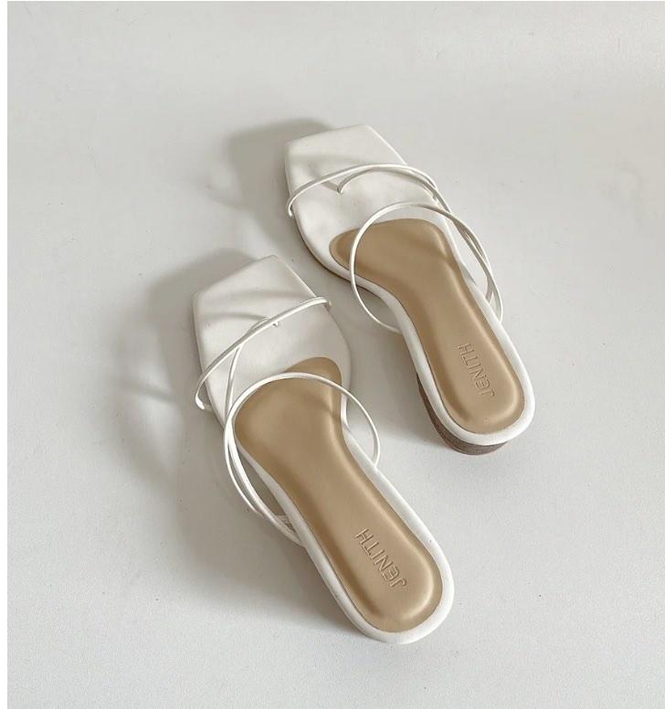 White colour sandal outlet