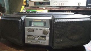 Panasonic AM/FM Cassette CD boombox transistor vintage
