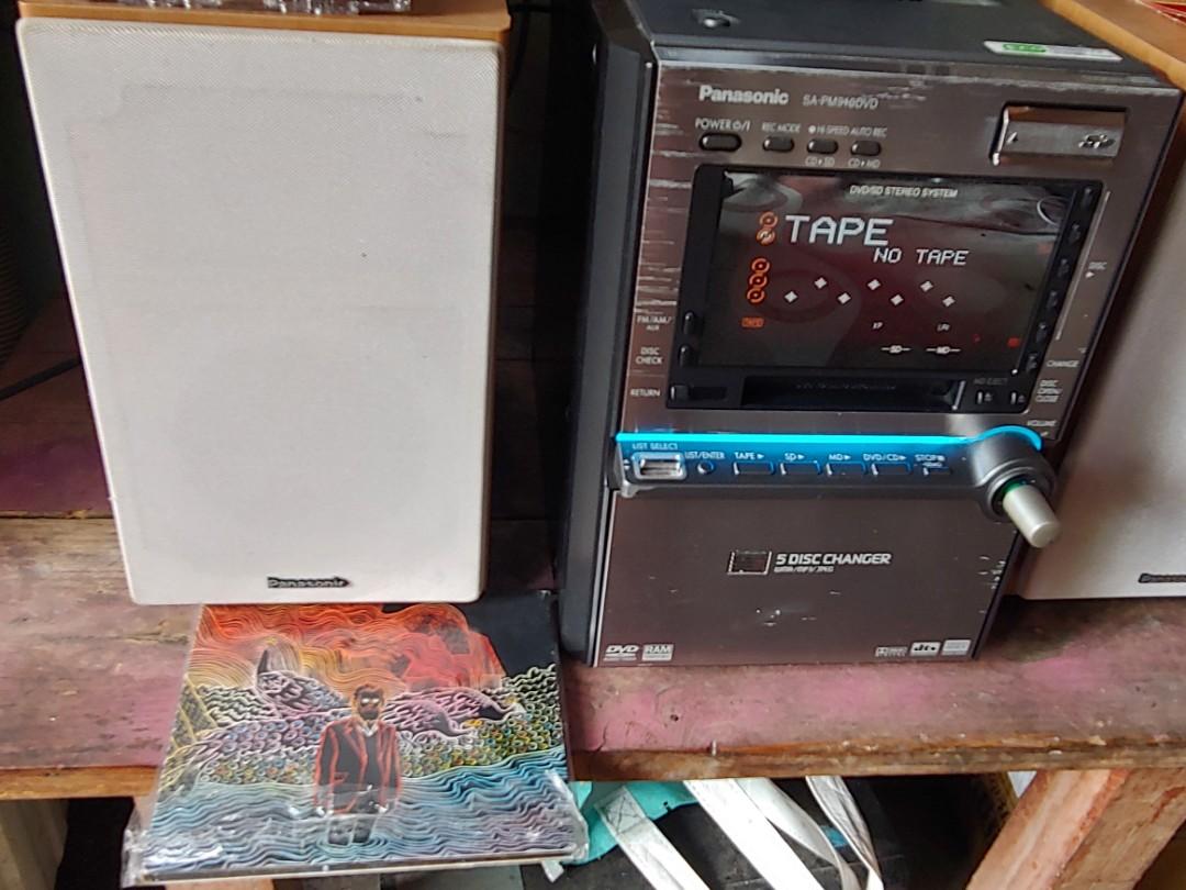 panasonic Cassette Player/recorder Amplifier and speaker, Audio