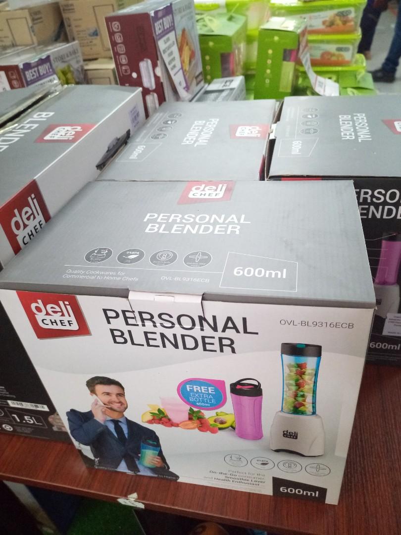 Personal blender w/2 jugs 600ML, TV & Home Appliances, Kitchen