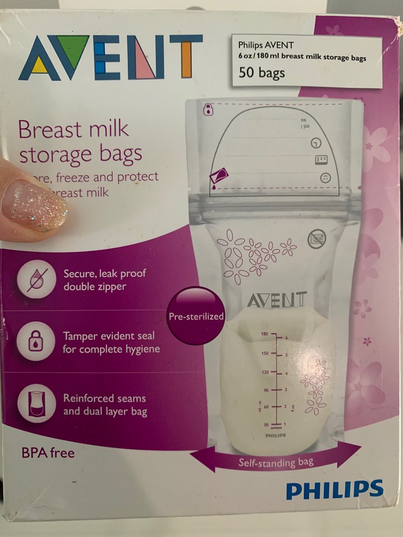 Philips AVENT breast milk storage bags, Babies & Kids, Nursing