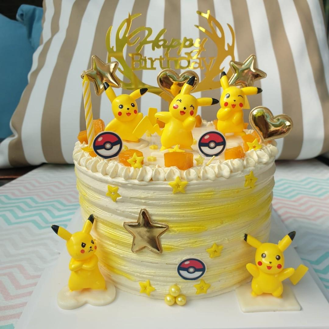 Buy 7 Pcs Cute Pokemon Pikachu Cake Toppers,Pokeman Go Theme Party, Baby  Shower Child Birthday Party Decoration Online at desertcartINDIA