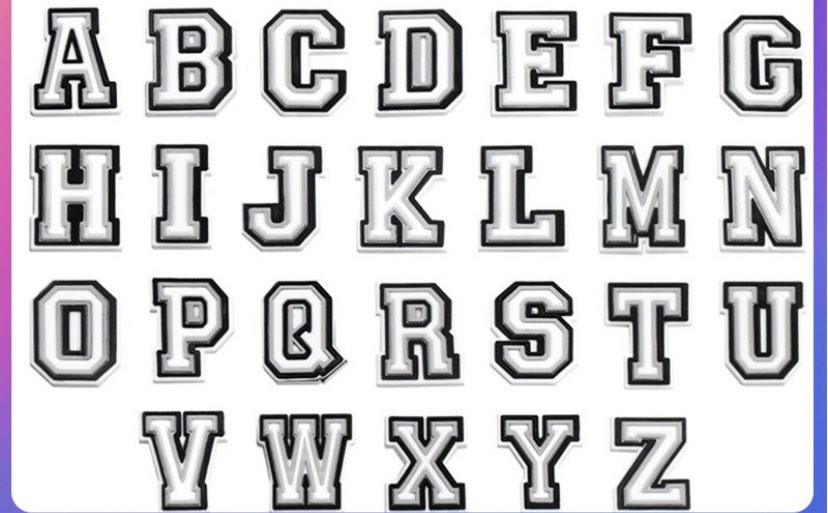 [PO] Crocs Jibbitz (ALPHABET), Women's Fashion, Footwear, Shoe inserts