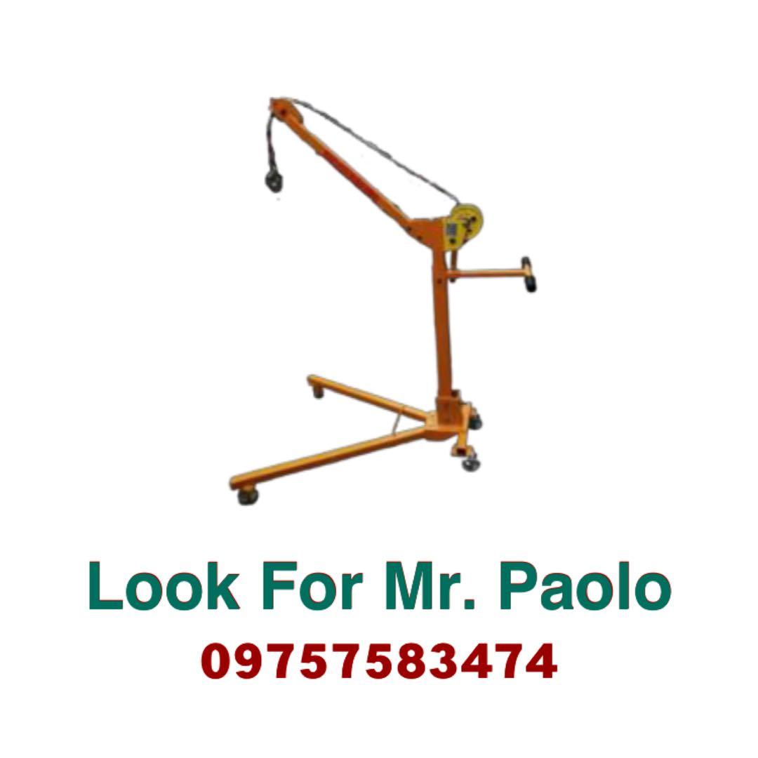 Portable Foldable Crane with Hand winch, Commercial & Industrial