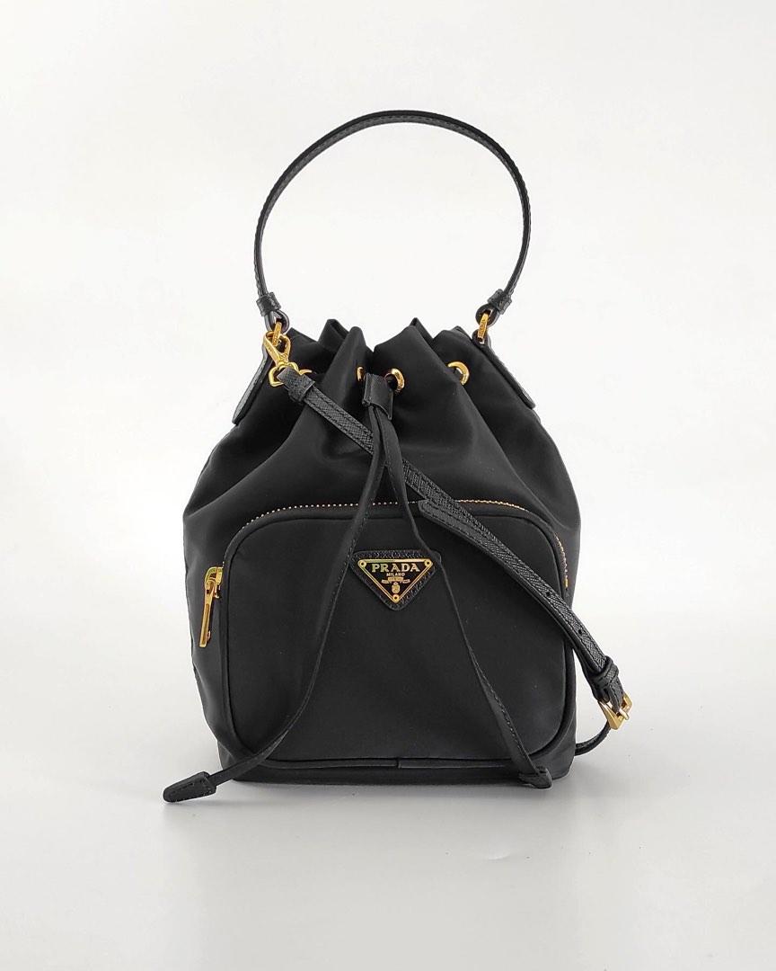 Prada Original re-nylon bucket bag, Women's Fashion, Bags & Wallets,  Cross-body Bags on Carousell
