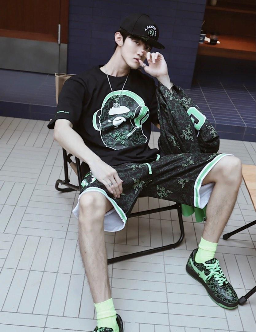 Tee Razer Bape BAPE X Razer A Bathing Ape Tee Black Men's FW20 US