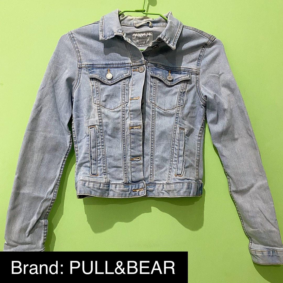 Jaket jeans wanita pull and bear deals