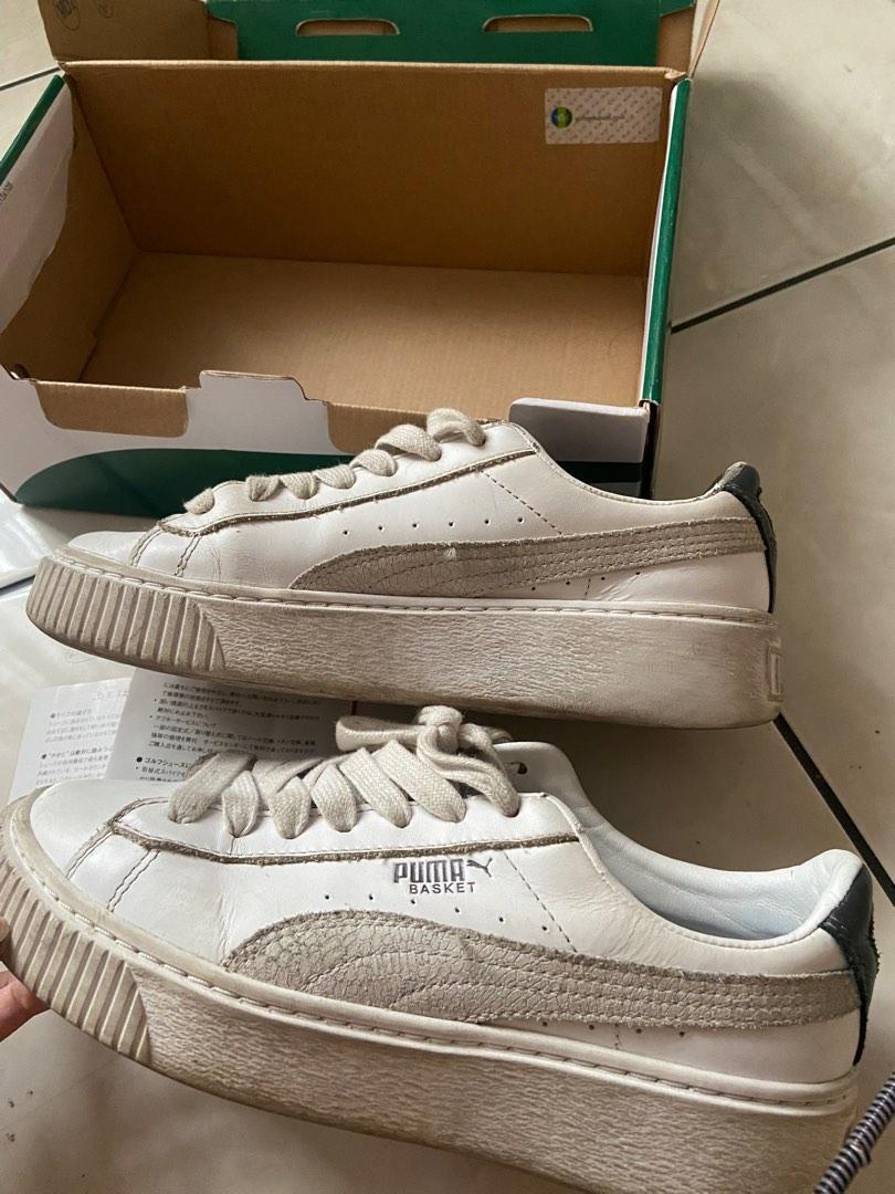 Puma basket platform euphoria metallic on sale