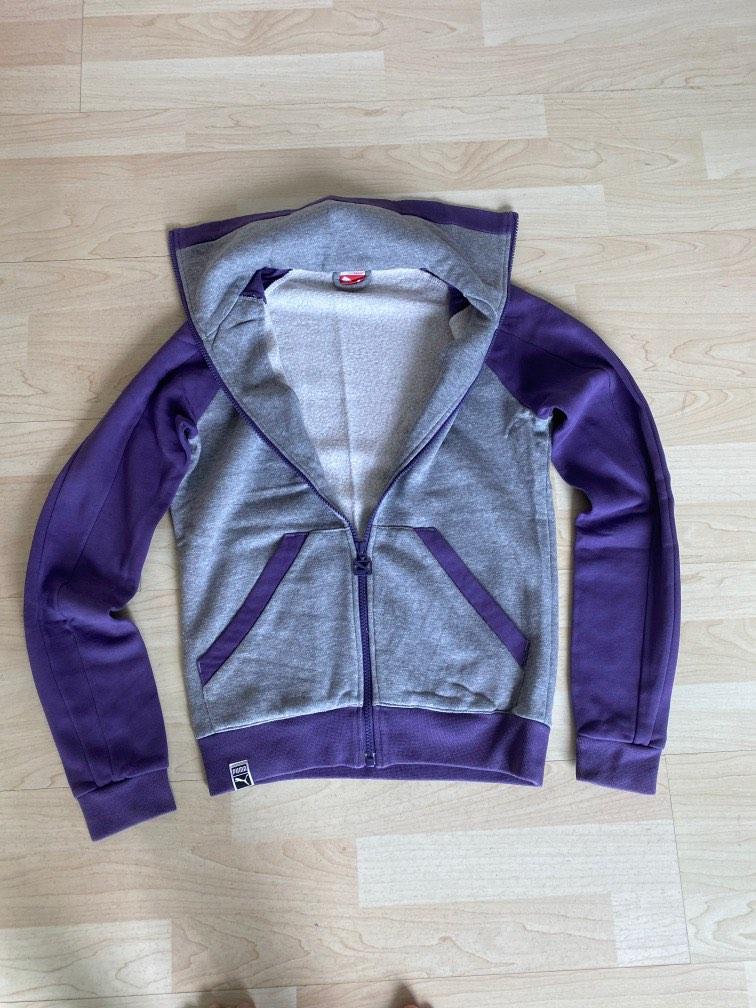 Puma purple jacket sale