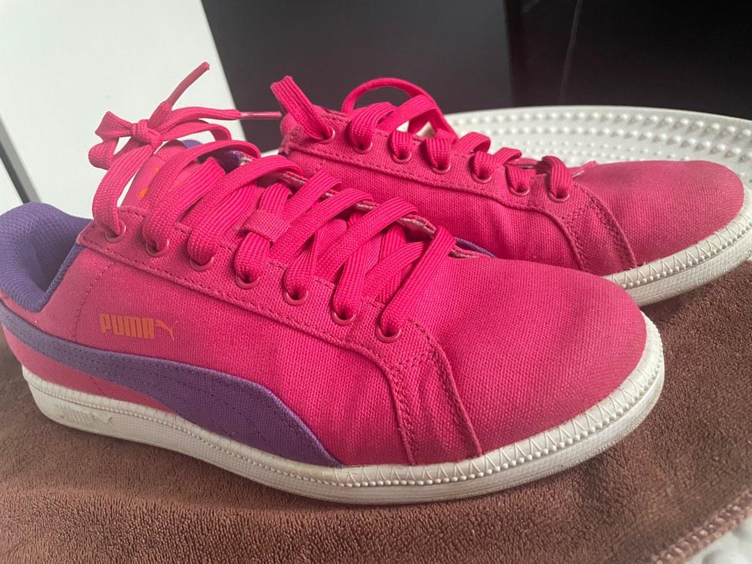 Puma sneakers cloth material in Salmon Pink