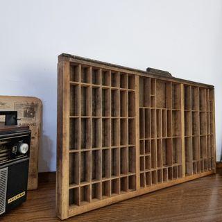 (RARE) Antique Typeset Wooden Drawer