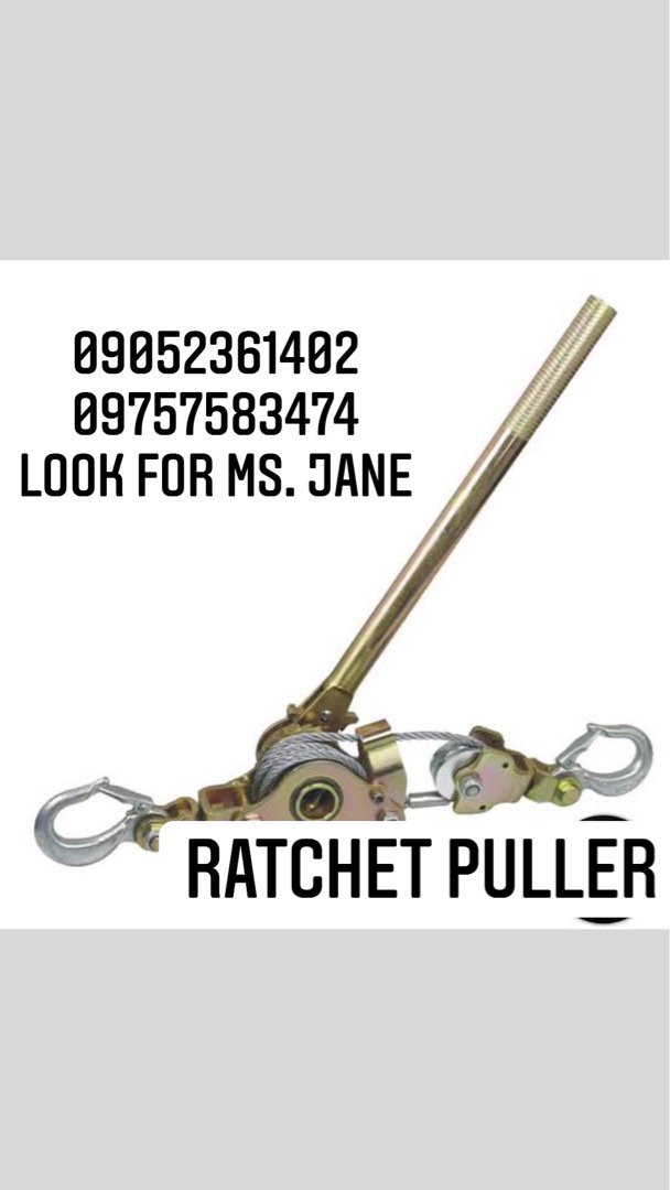 Ratchet Puller, Commercial & Industrial, Industrial Equipment on Carousell