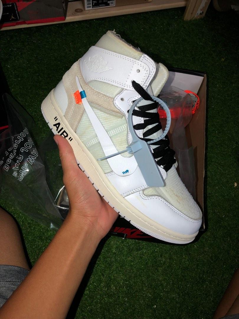 Replica Air Jordan 1 high OG X Off white NRG