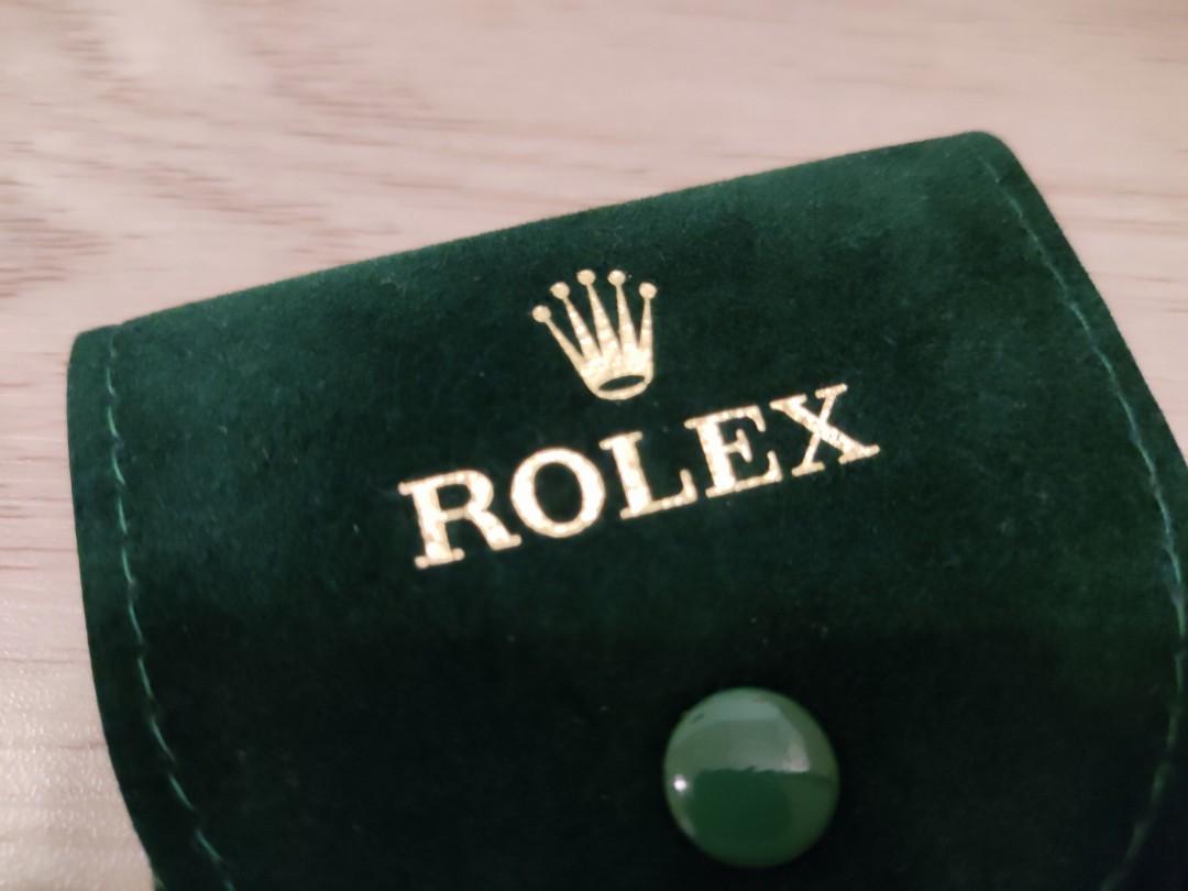 Rolex Original Green Velvet Pouch Men s Fashion Watches