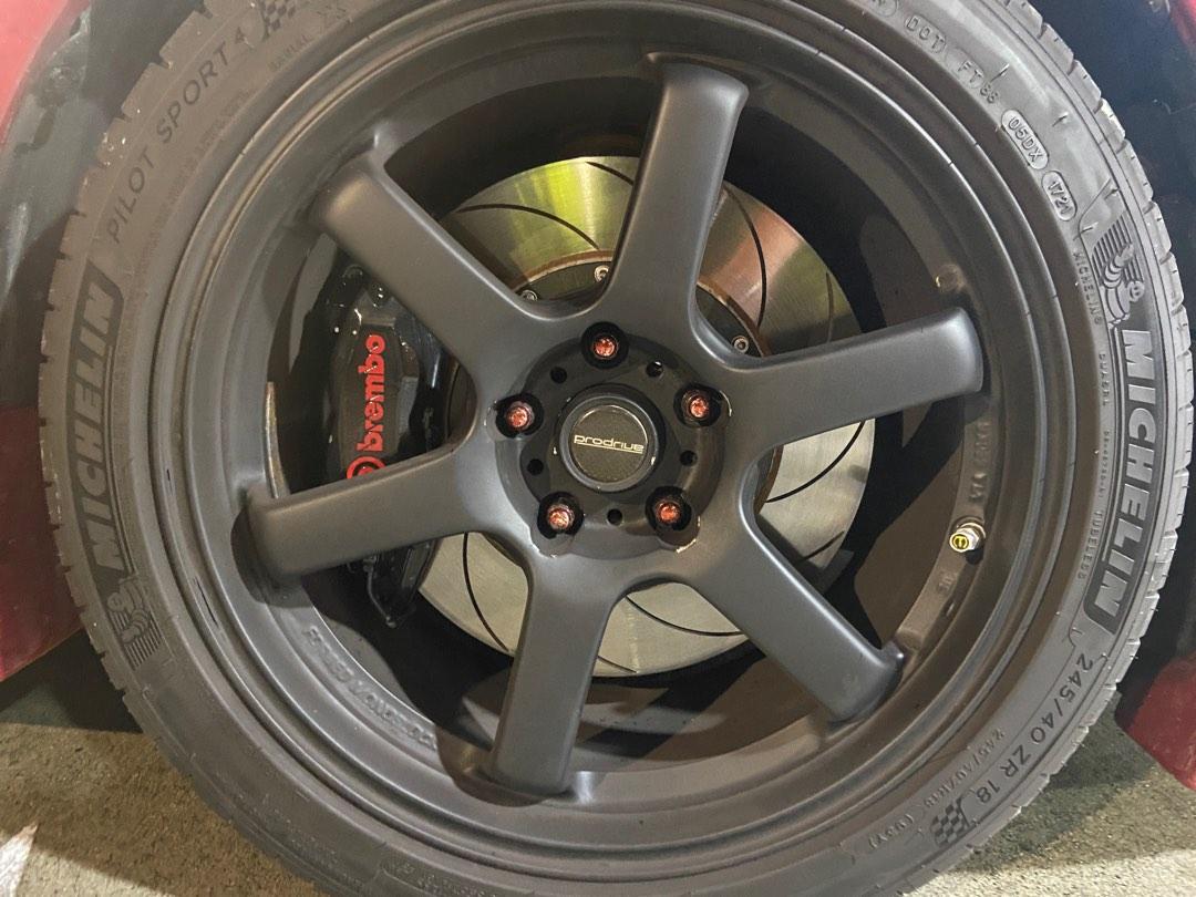Rx8 Rx8 Brembo BBK 4 pot, Car Accessories, Accessories on Carousell