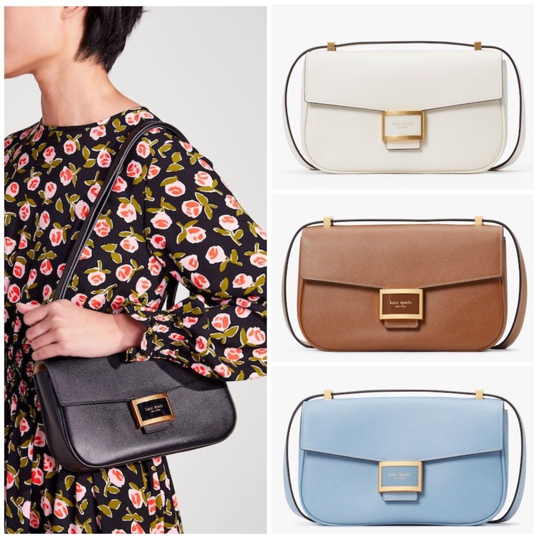 Kate spade tan sales and black crossbody