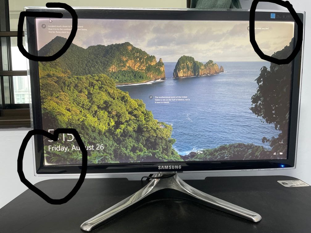 Samsung Monitor screen, Computers & Tech, Parts & Accessories, Monitor