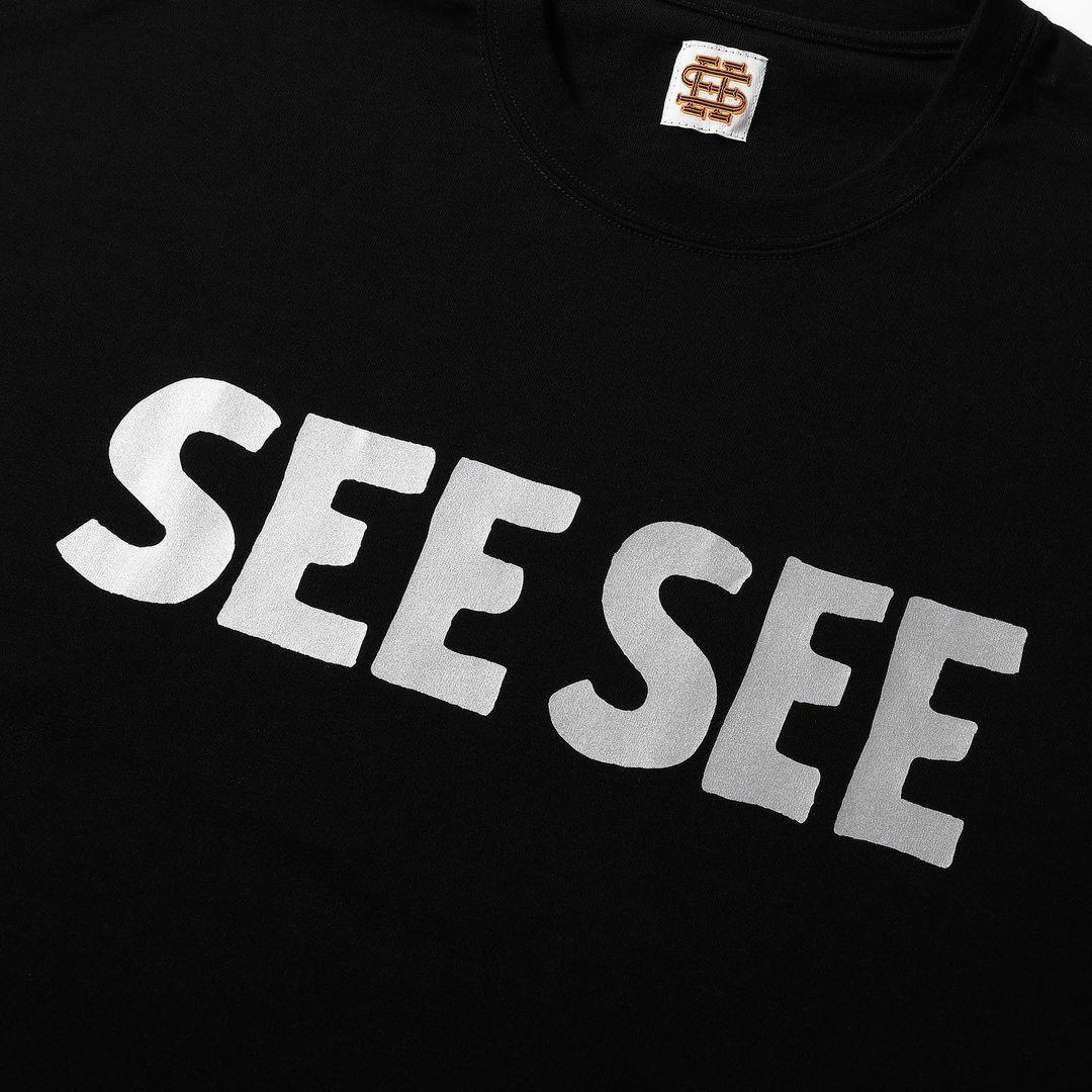 SEE SEE SFC Stripes For Creative Super Big New Font Logo Tee T