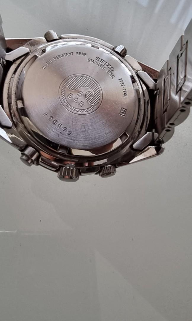 Seiko Chronograph with 50M water ressitant, Luxury, Watches on Carousell