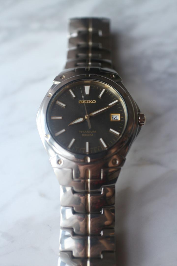 Seiko Titanium Watch, Men's Fashion, Watches & Accessories, Watches on  Carousell