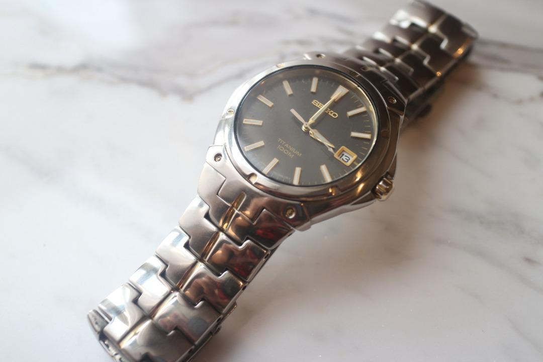 Seiko Titanium Watch, Men's Fashion, Watches & Accessories, Watches on  Carousell