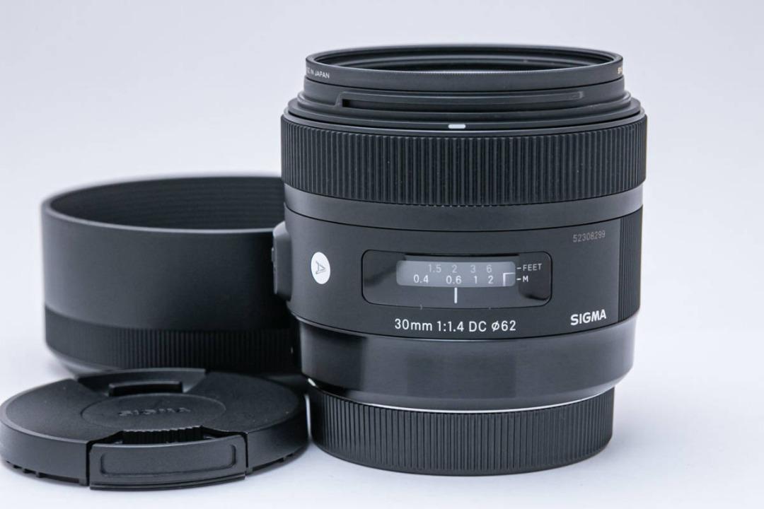 SIGMA 30mm F1.4 DC HSM Art Canon用, 攝影器材, 鏡頭及裝備- Carousell