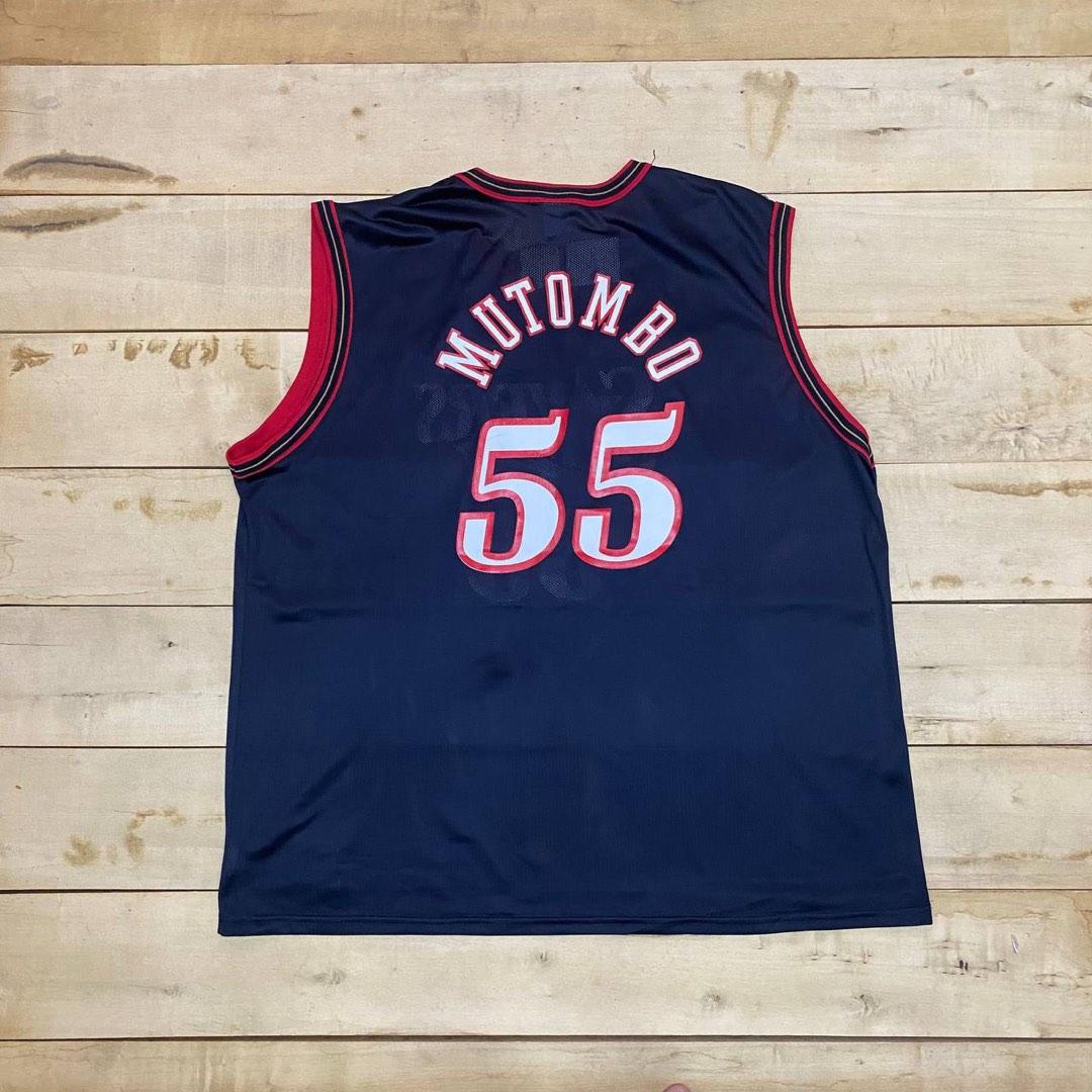 Mutombo sixers jersey discount