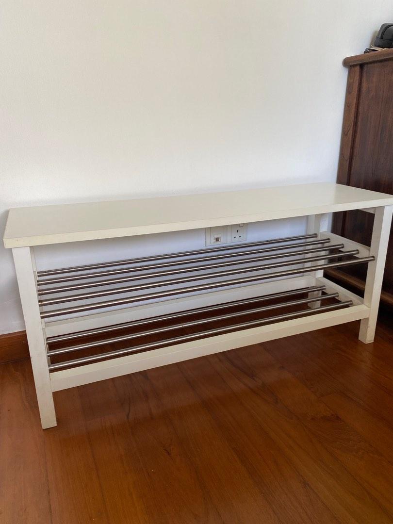 Solid Shoe Bench/shoe rack, Furniture & Home Living, Furniture, Shelves