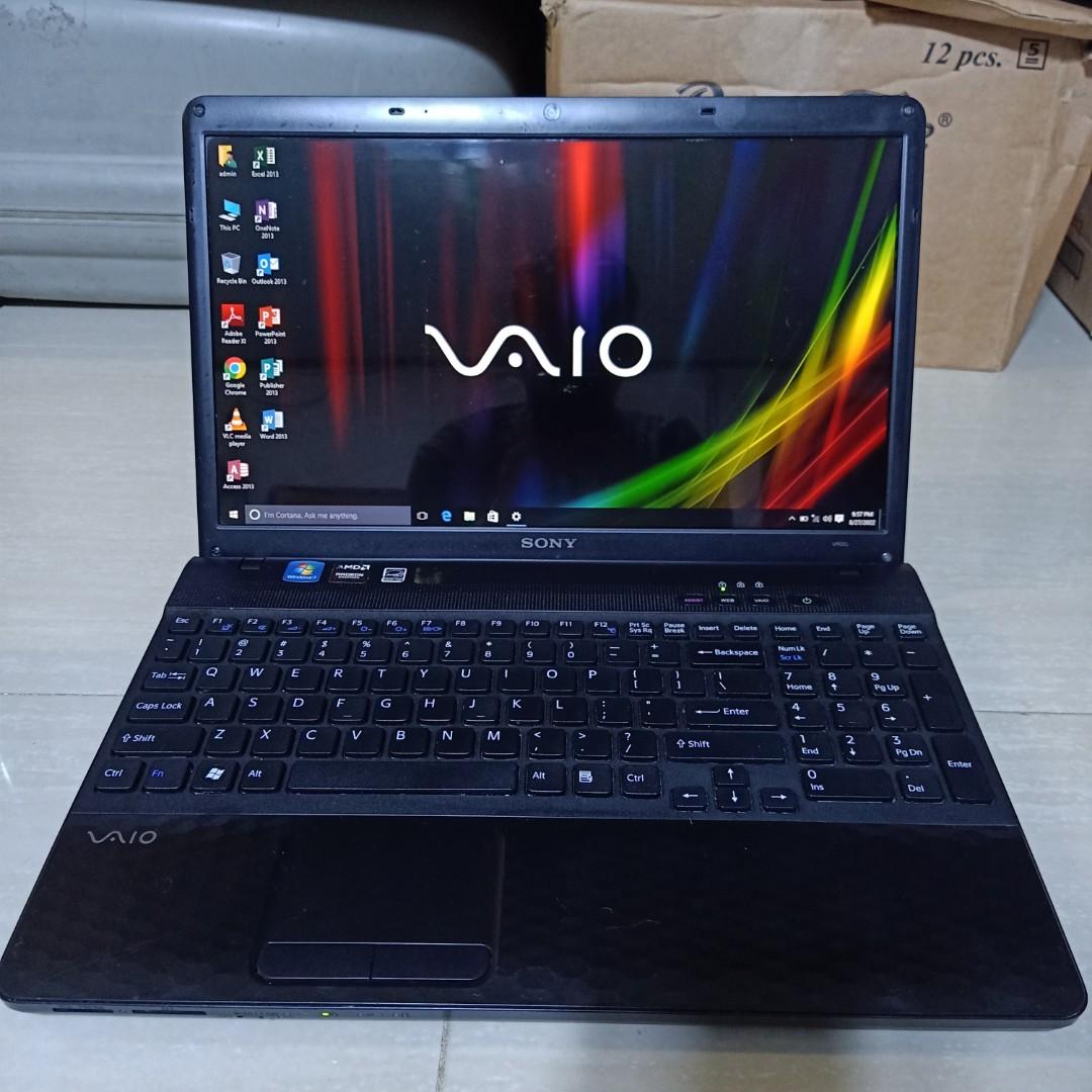 Sony Vaio Amd Radeon Hd 7500m 7600m Sony Vaio, Amd E-350 4gb ram 500gb hdd no issue, 15.6 inches laptop