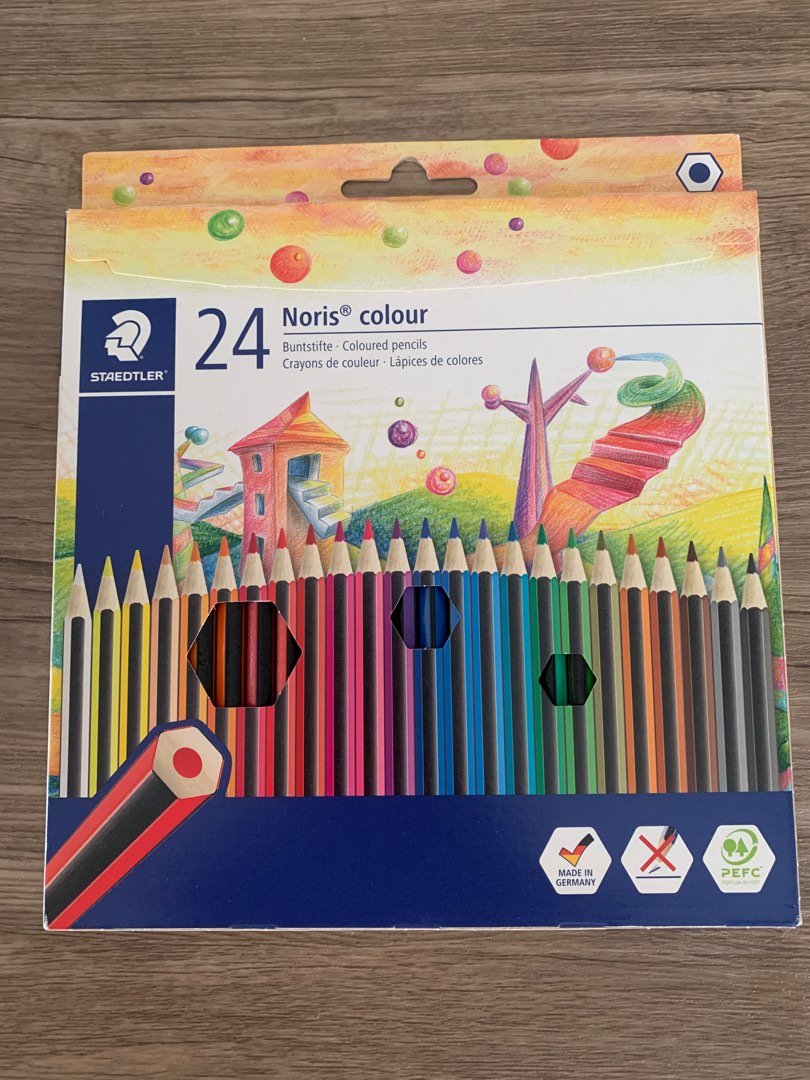 Staedtler Noris Coloured pencils 24, Hobbies & Toys, Stationary & Craft