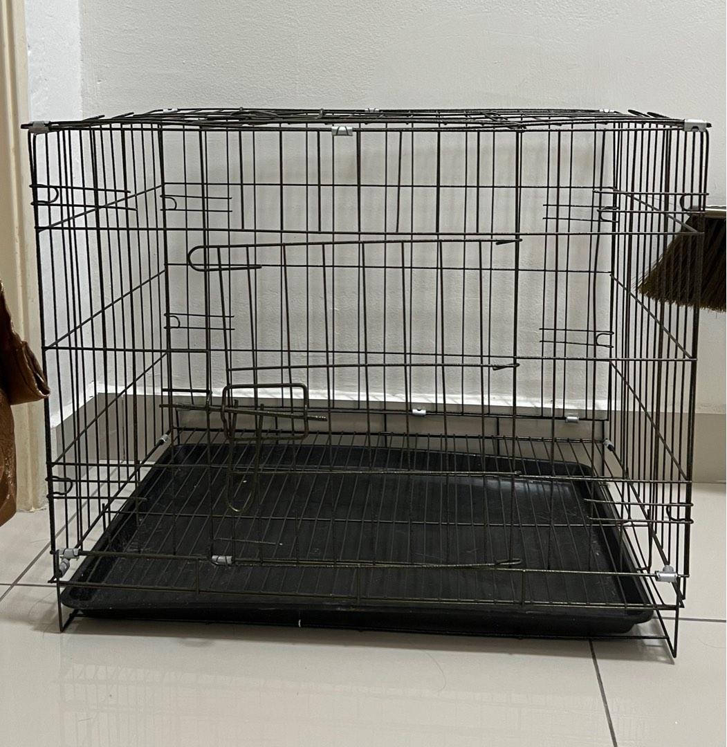 Steel Cat Cage with 2 doors (sangkar kucing besi 2 pintu), Pet Supplies