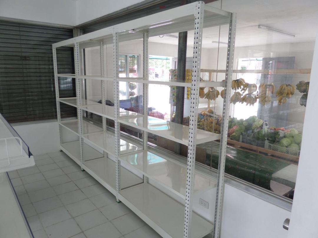 Steel Racks shelves standee filling open cabinet, Furniture & Home ...