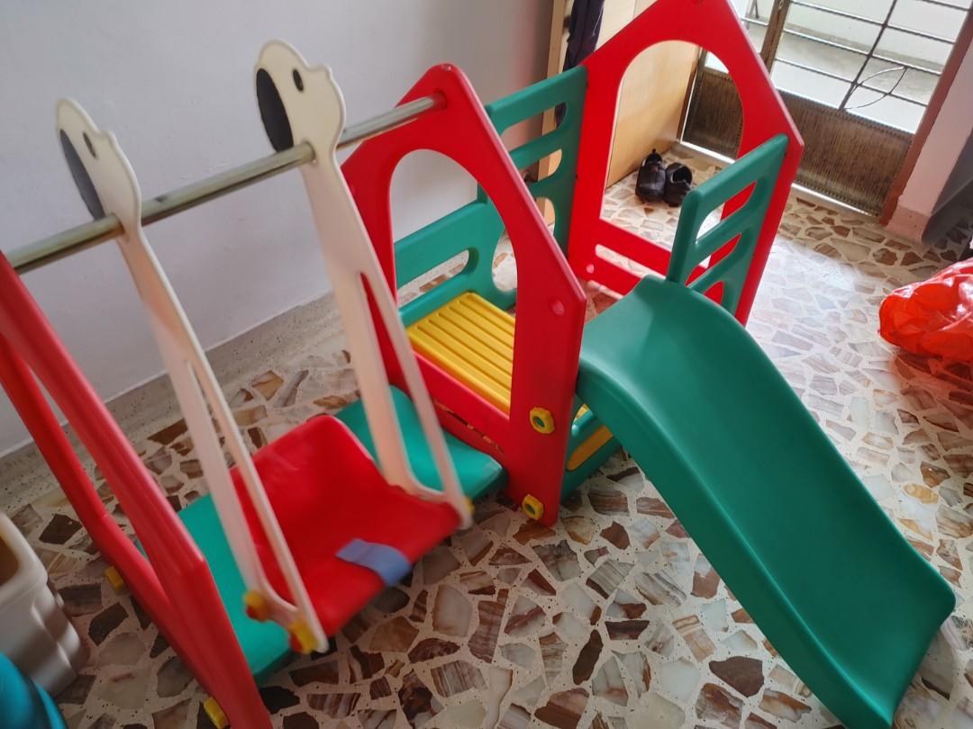 Step2 Slide&Swing house w/ roller coaster set, Babies & Kids, Infant