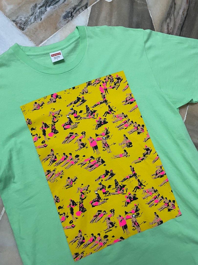 Supreme Beach Tee Pale Acid SS16