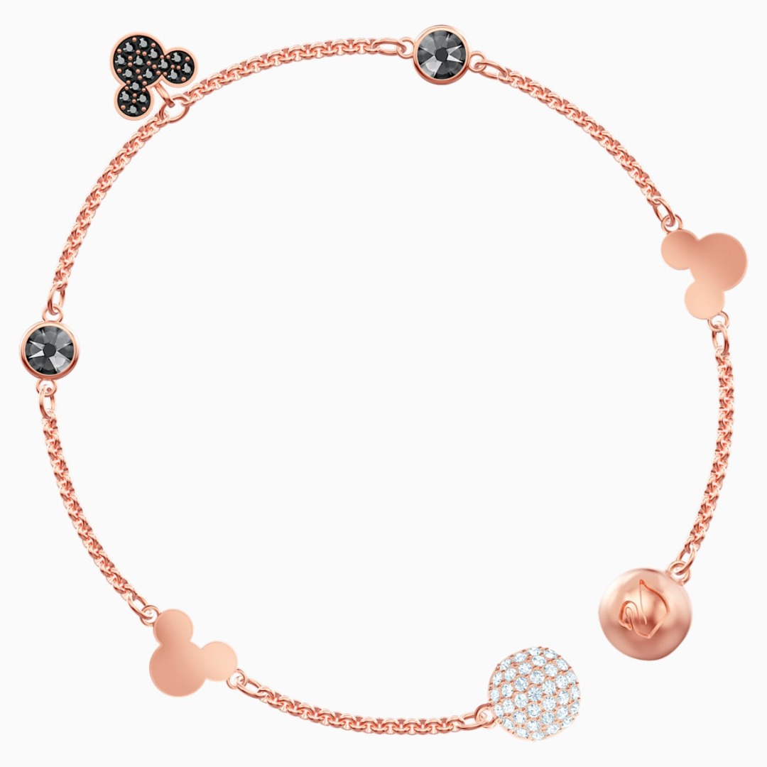 Swarovski Remix Collection Mickey Strand Rose Gold Tone Plated